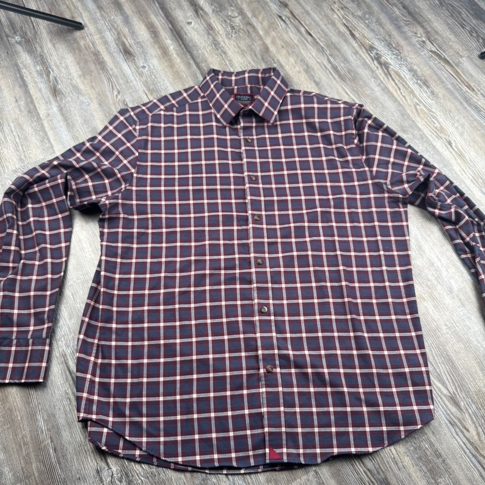 UNTUCKit  Men's X-Large Flannel Shirt Plaid Button Down Long Sleeve Casual